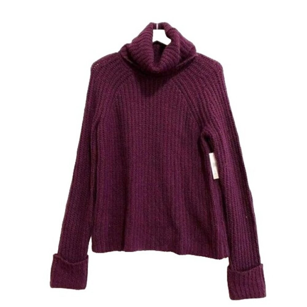 BP Purple Cozy Turtleneck Sweater, Size XXS